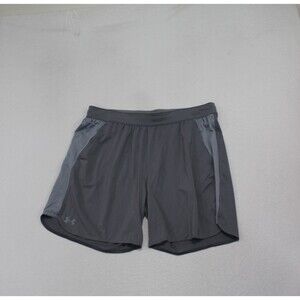 Under Armour Men Gray Active Shorts Running Size 34